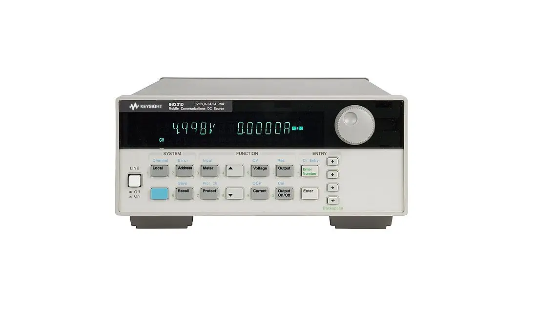 Keysight 66321D strömförsörjning för mobilkommunikation med DVM