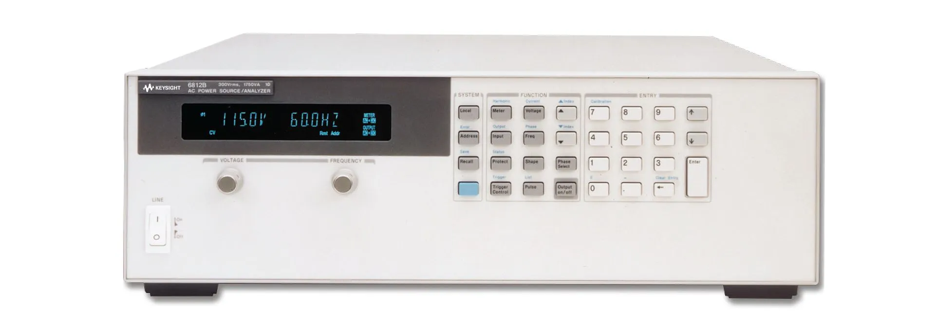 Keysight 6812B AC/DC-strömkälla och effektanalysator