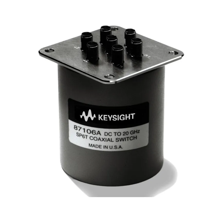 Keysight 87106A/024/161 flerpors-koaxialbrytare