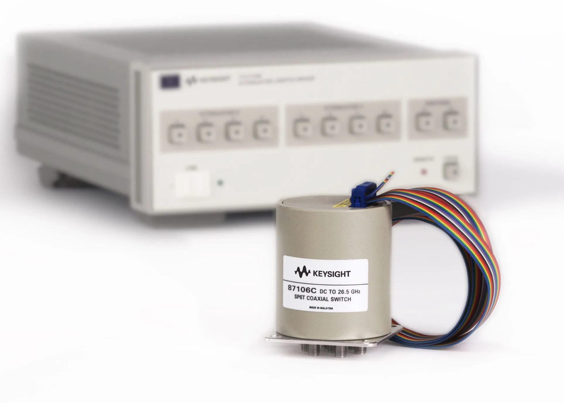 Keysight 87106C flerpors-koaxialbrytare