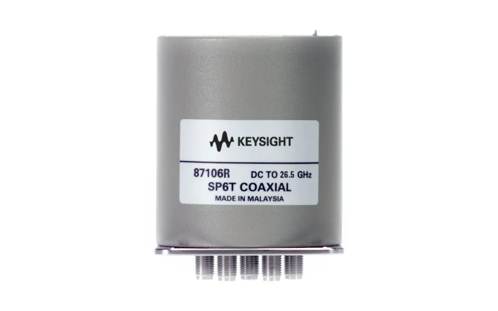 Keysight 87106R SP6T koaxial omkopplare