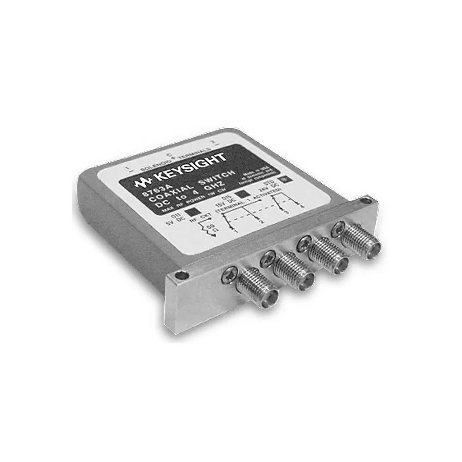 Keysight 8763A/T24 koaxial växel