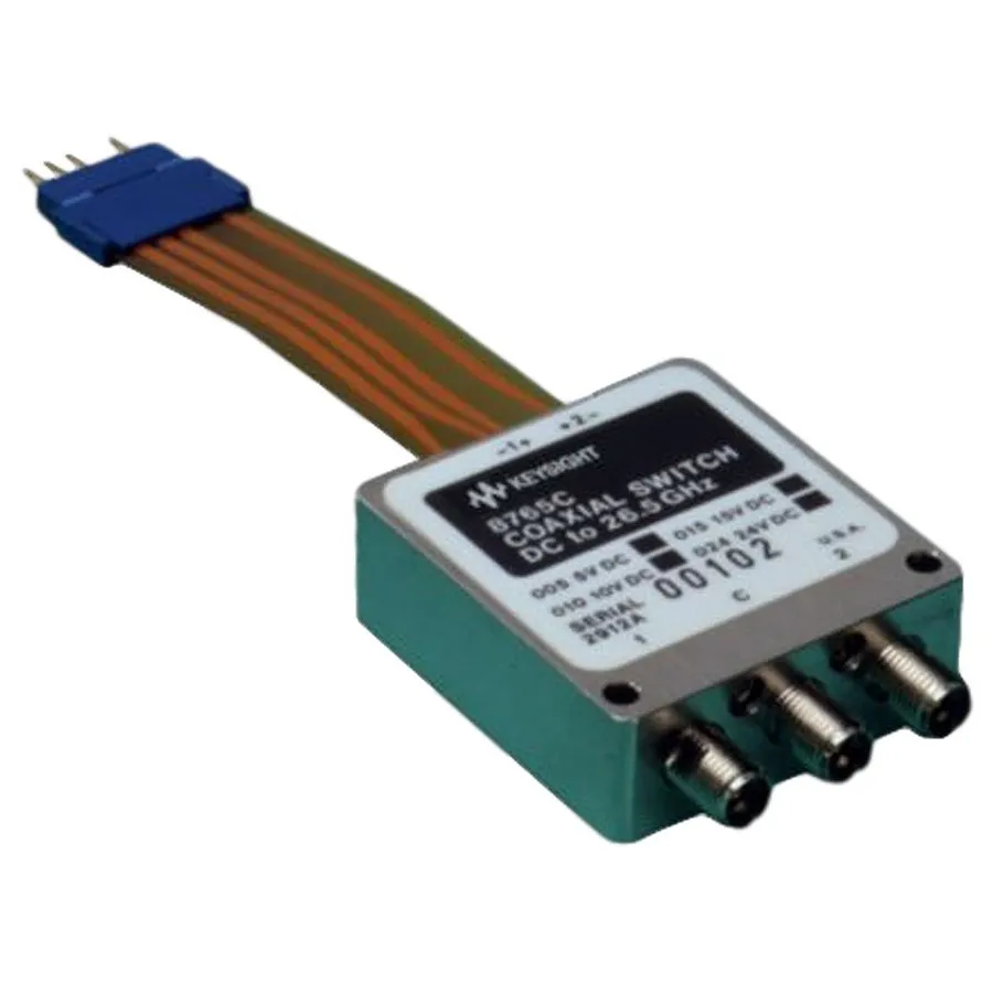 Keysight 8765D koaxial växlare, SPDT, DC till 40 GHz, 24 Vdc