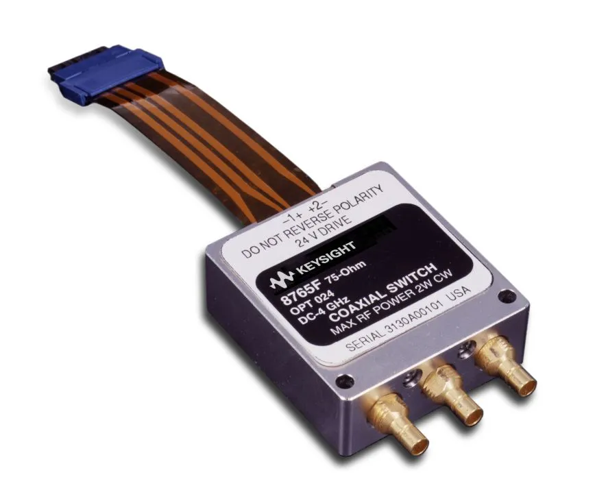 Keysight 8765F 75-ohm koaxial växlare