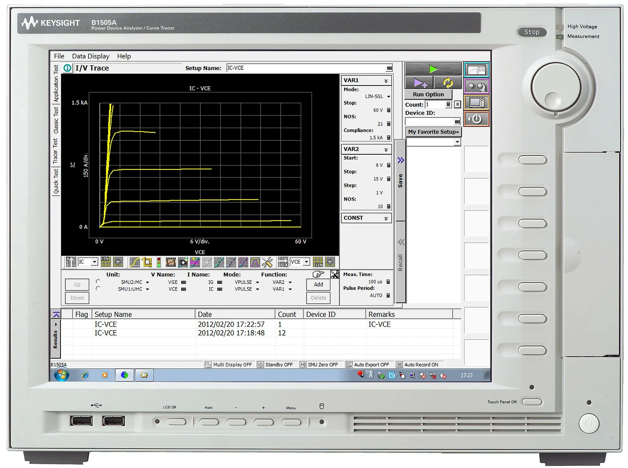 Keysight B1505A kraftenhetsanalysator