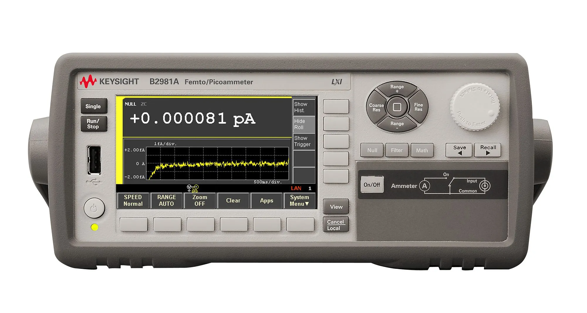 Keysight B2981A Femto/Pikoamperemeter