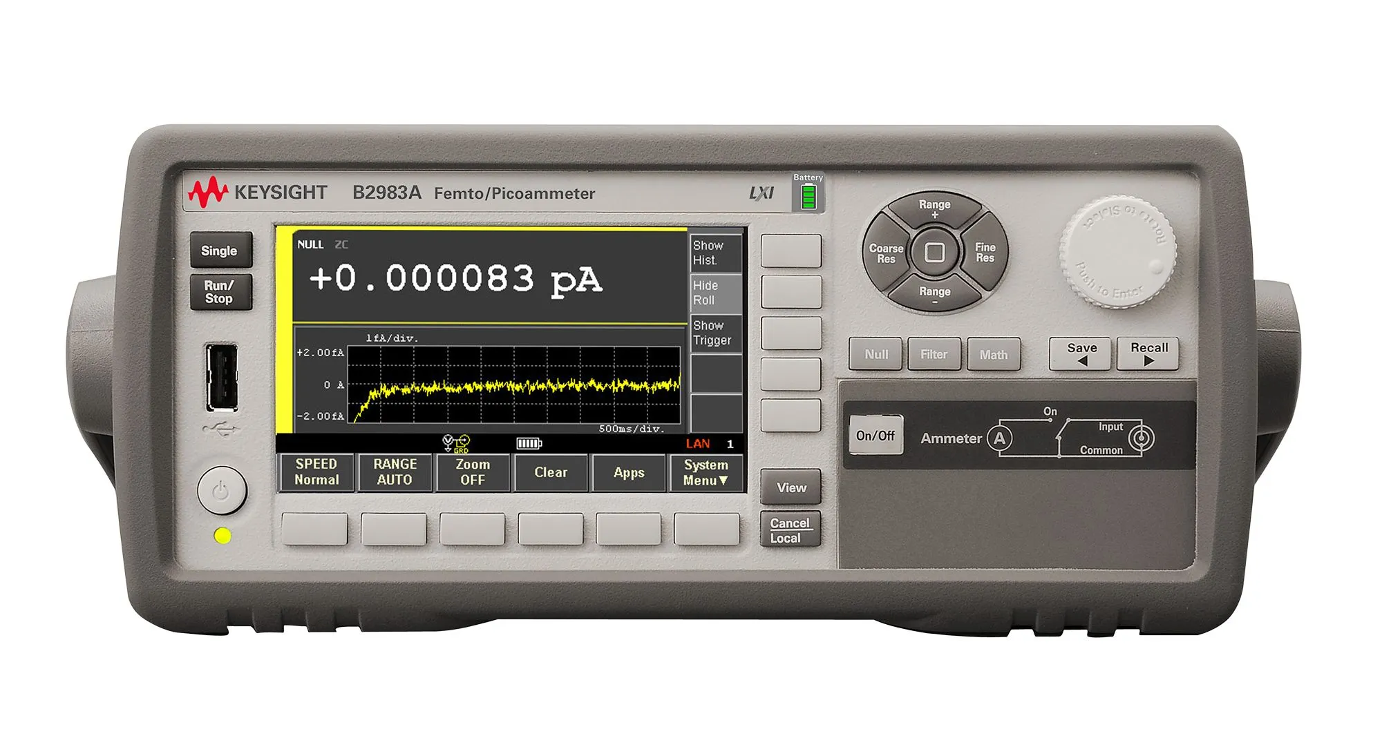 Keysight B2983A Femto/Pikoamperemeter
