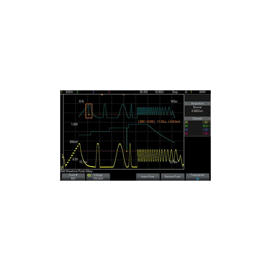 Keysight DSOX3WAVEGEN WaveGen funktions- och godtycklig vågformgenerator