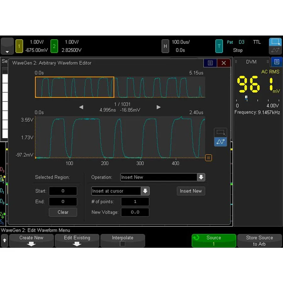 Keysight DSOX4WAVEGEN2 20 MHz tvåkanals vågformgeneratoruppgradering