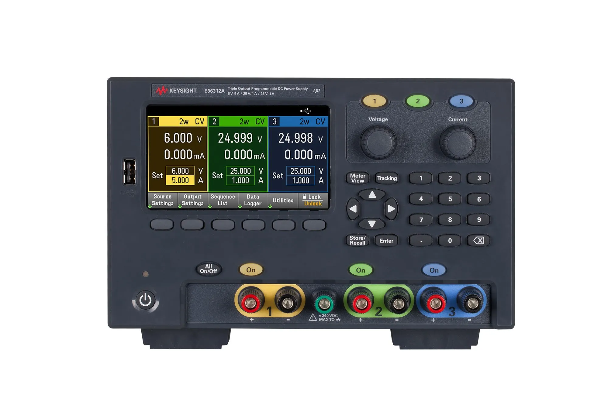 Keysight E36312A Trippelutgång DC-strömförsörjning