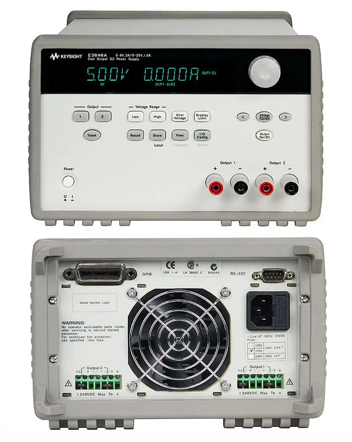 Keysight E3646A DC strömförsörjning