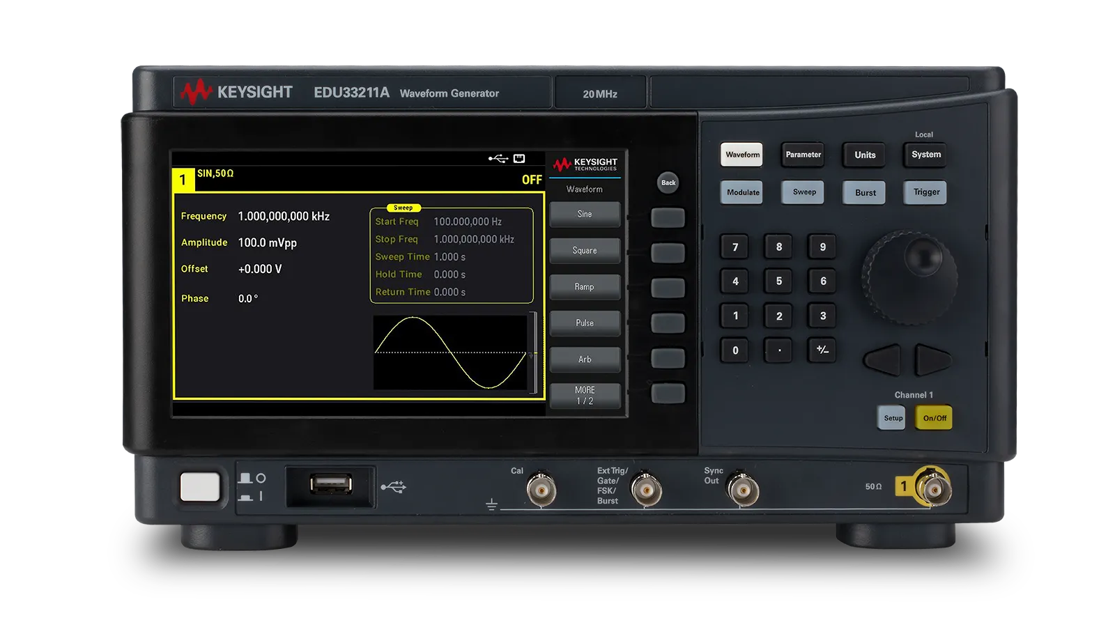Keysight EDU33211A Funktions-/godtycklig vågformgenerator
