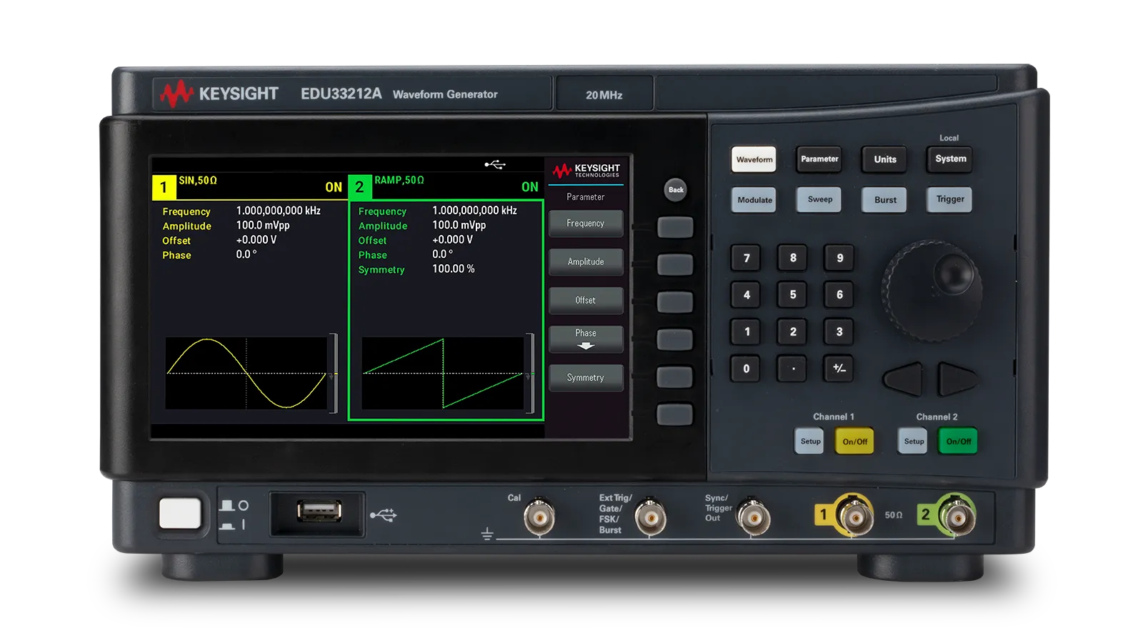 Keysight EDU33212A Dual Channel Funktions-/godtycklig vågformgenerator