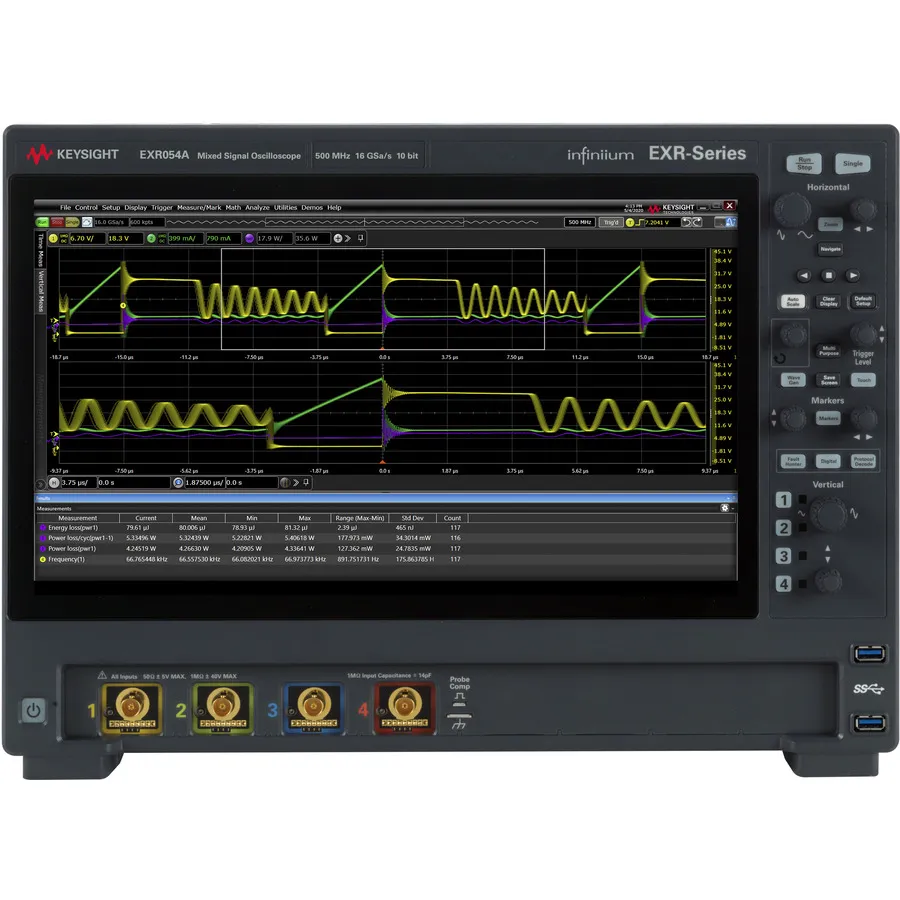 Keysight EXR054A oscilloskop för blandade signaler