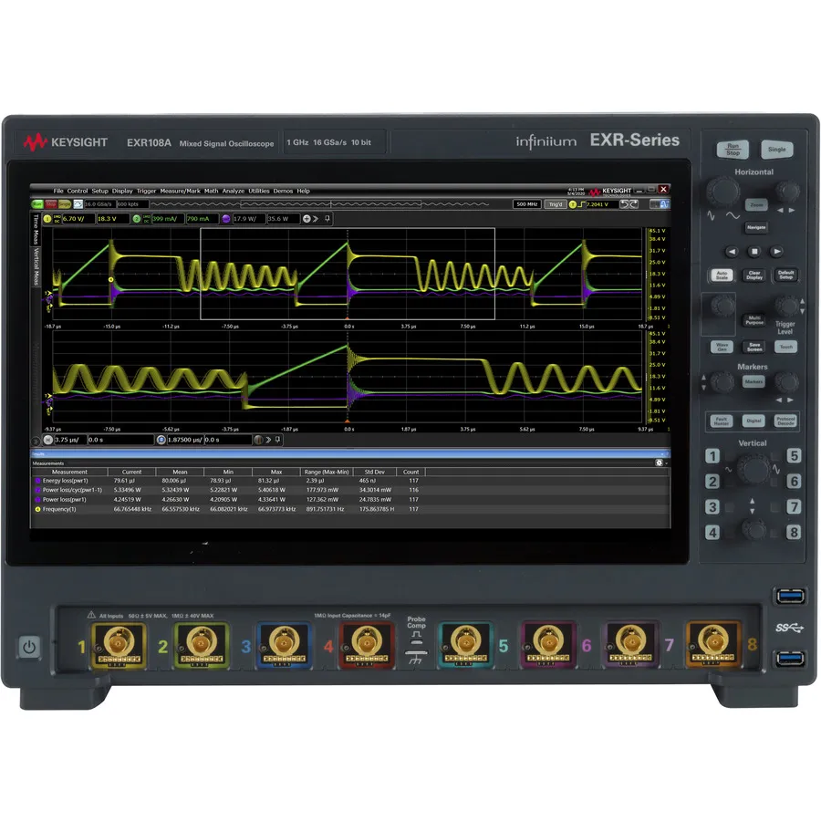 Keysight EXR108A oscilloskop för blandade signaler