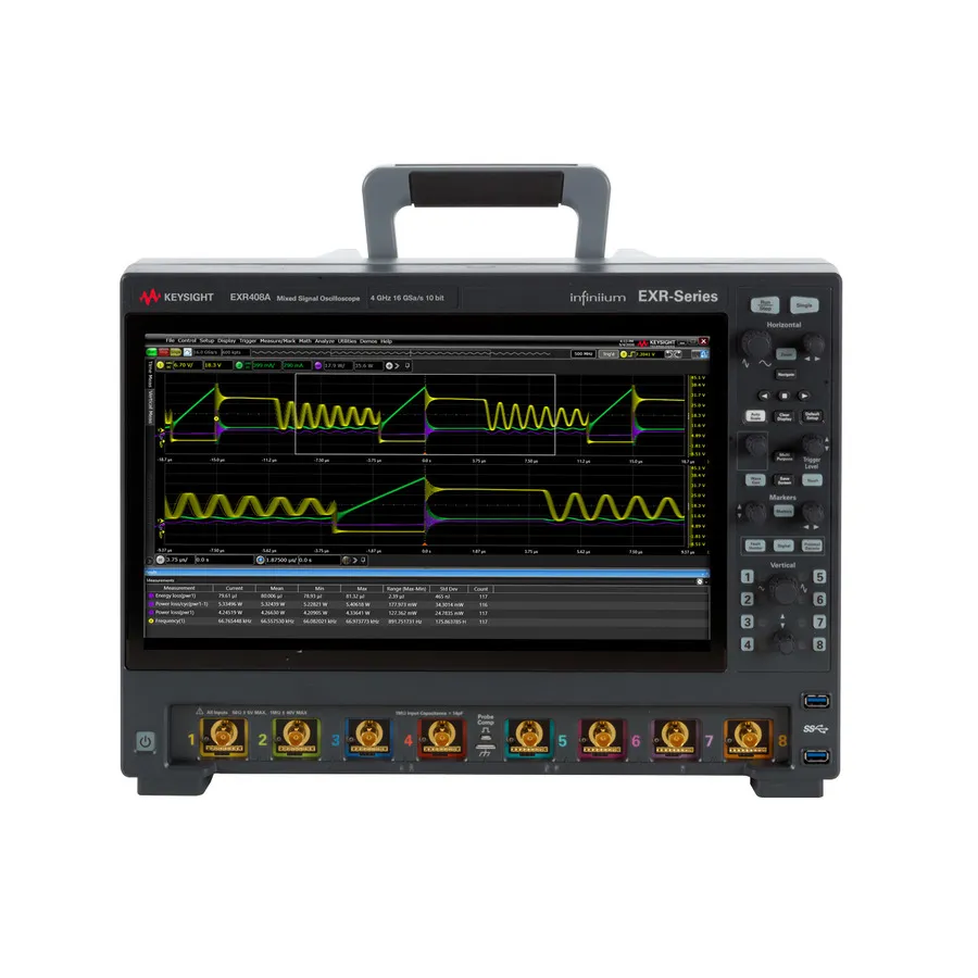 Keysight EXR408A Infiniium Oscilloscope i realtid