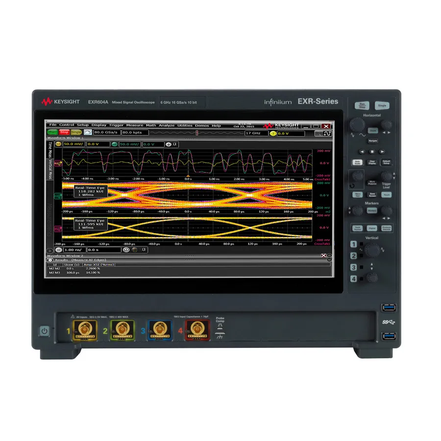 Keysight EXR604A Infiniium Oscilloscope i realtid