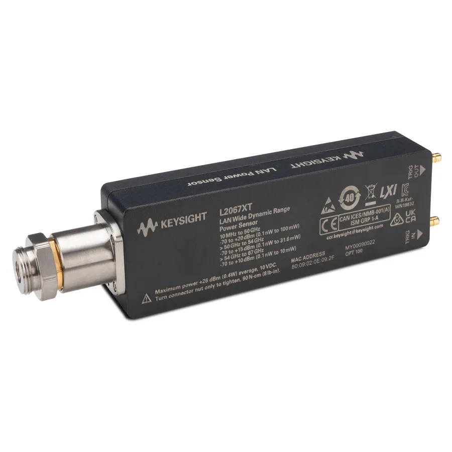 Keysight L2067XT/100/U2037A värmevakuum-överensstämmelse effektsensor