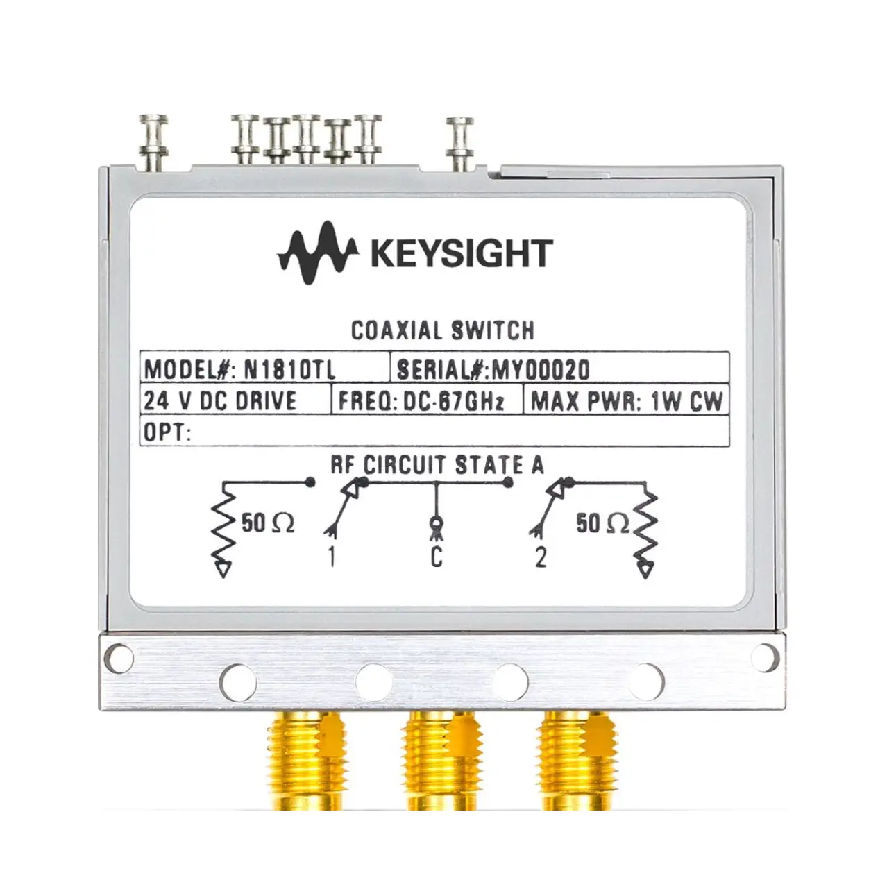 Keysight N1811TL Koaxialomkopplare