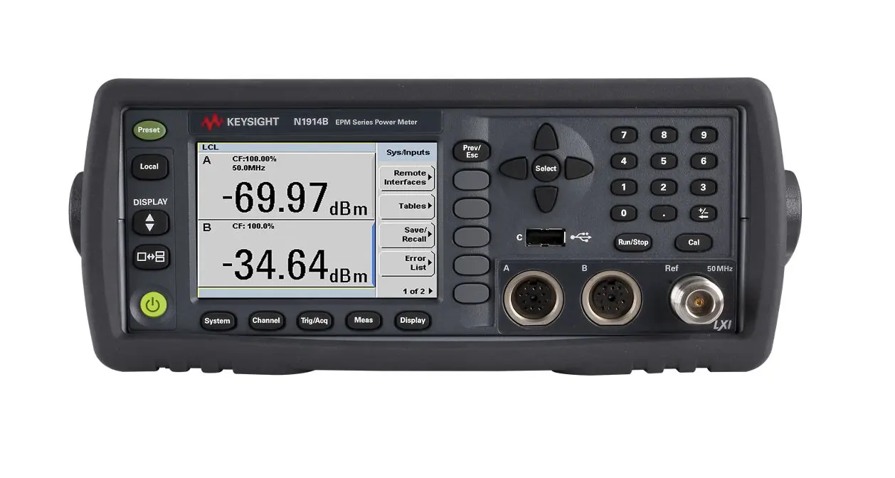 Keysight N1914B tvåkanalig effektmeter