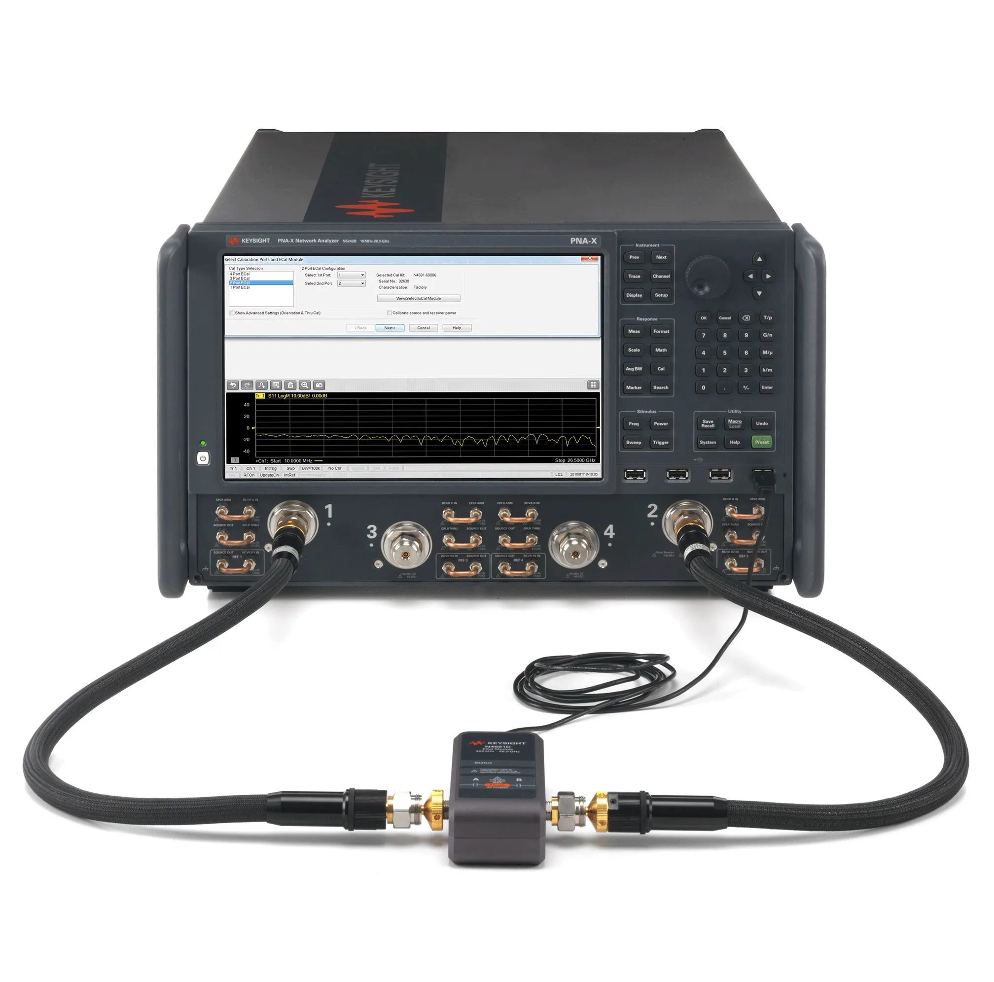 Keysight N4691D elektronisk kalibreringsmodul