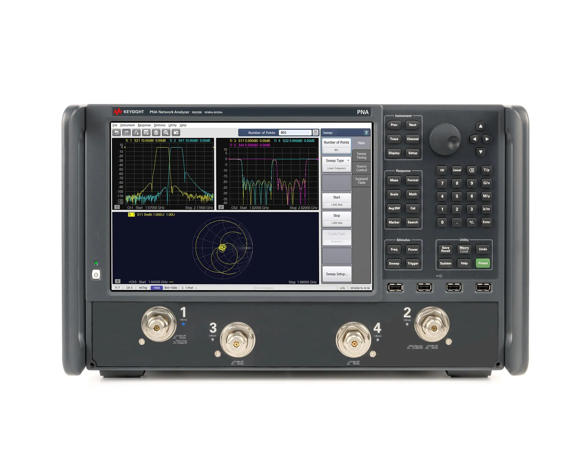 Keysight N5225B PNA Mikrovågsnätverksanalysator