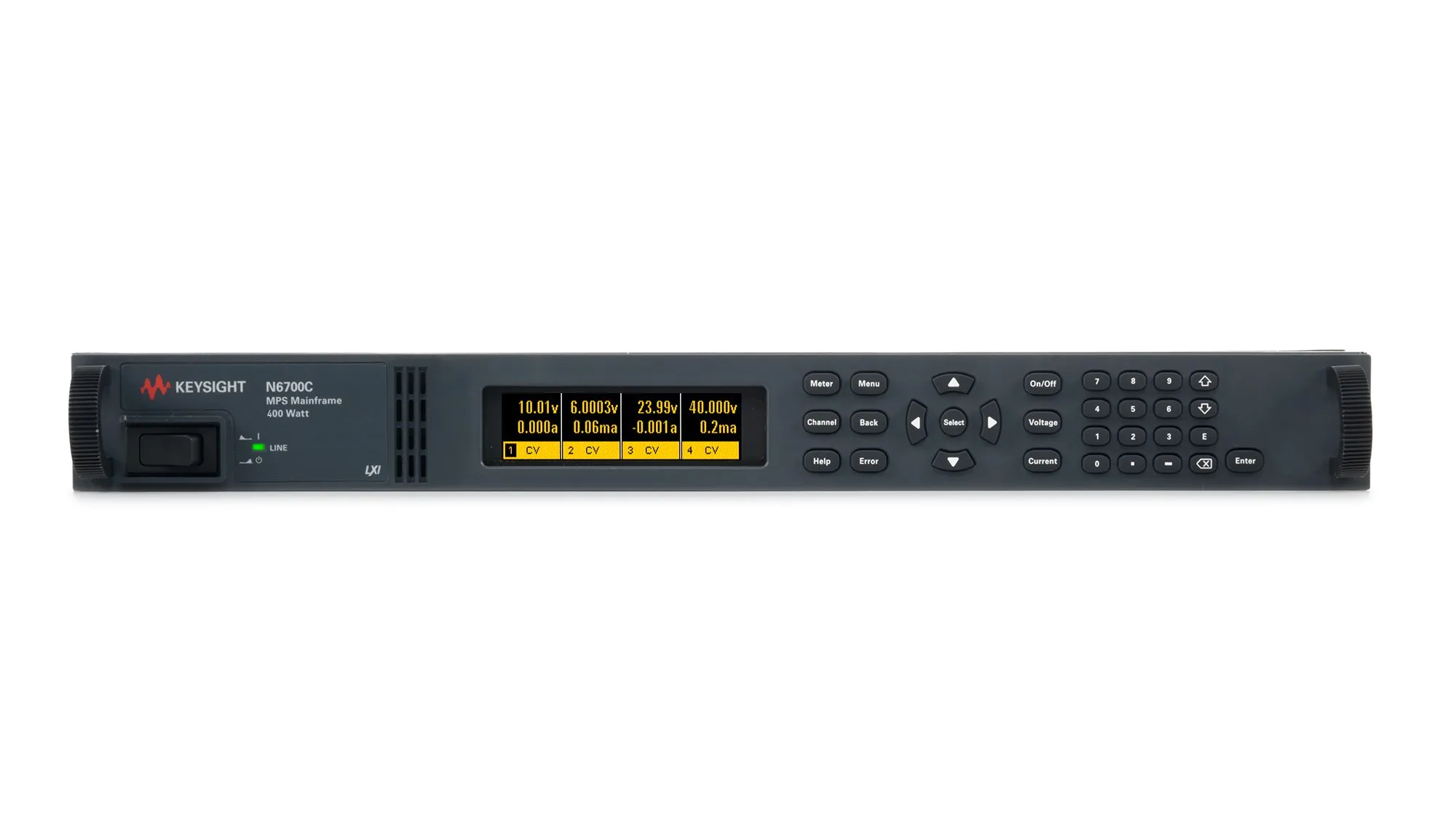 Keysight N6700C modulärt kraftsystem-chassi