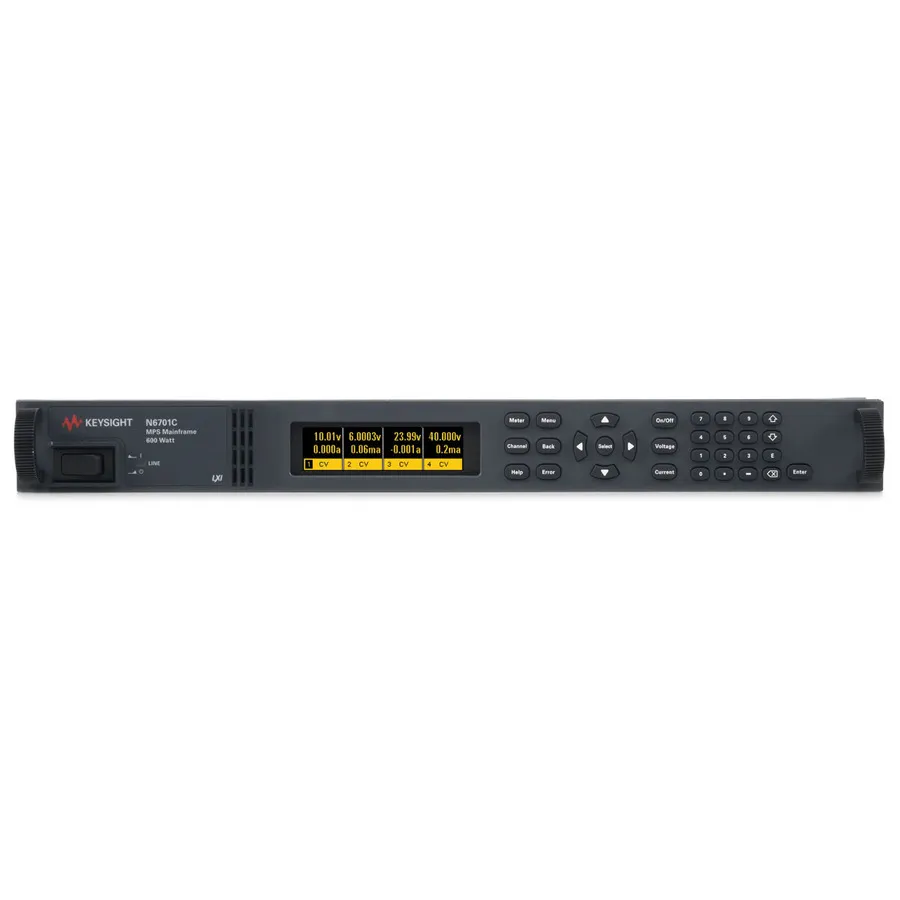 Keysight N6701C/904 modulariserad kraftsystemhuvudram