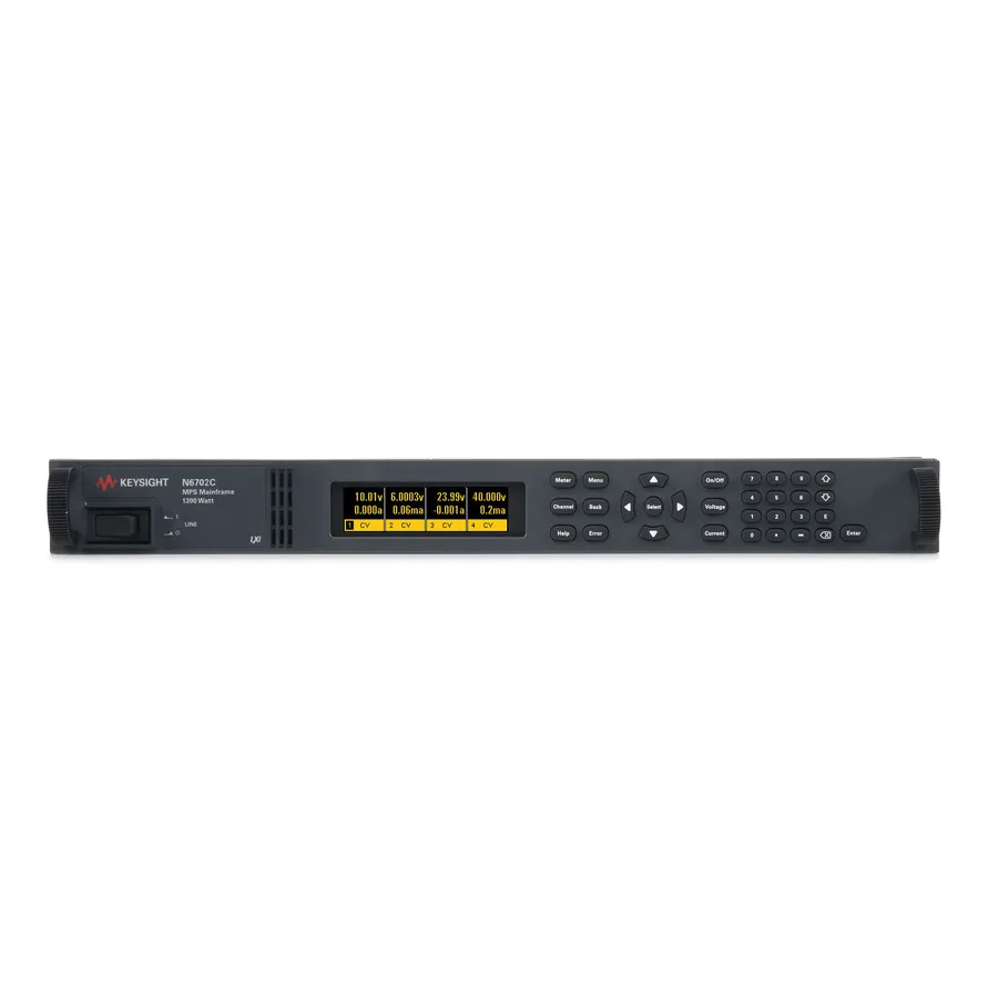 Keysight N6702C/904 modulariserad kraftsystemhuvudram