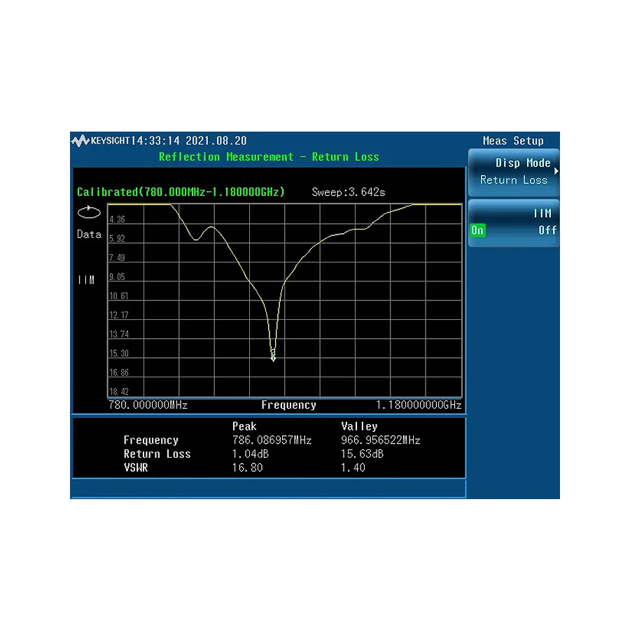 Keysight N9322CK/RM7 Reflektionsmätning