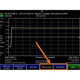 Keysight N9916B-215 TDR-kabelmätning