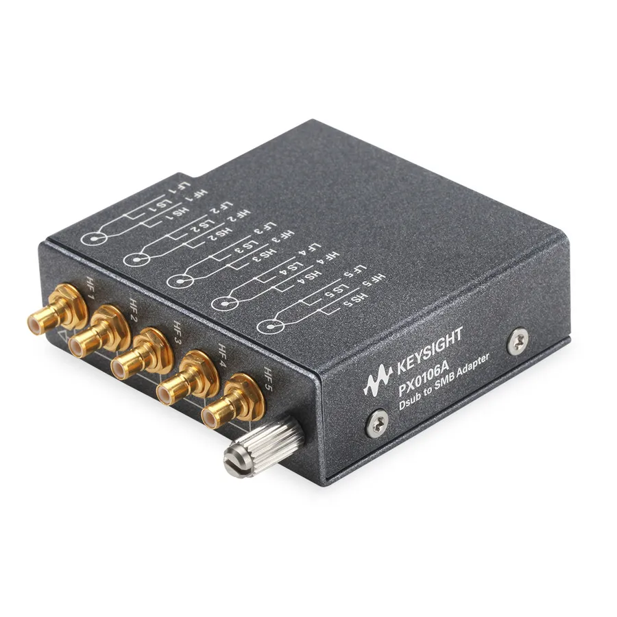 Keysight PX0106A Dsub25 till 5 SMB-adapter