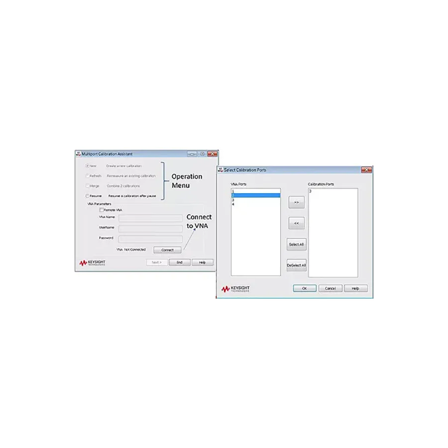 Keysight S97552B Multiport-kalibreringassistent