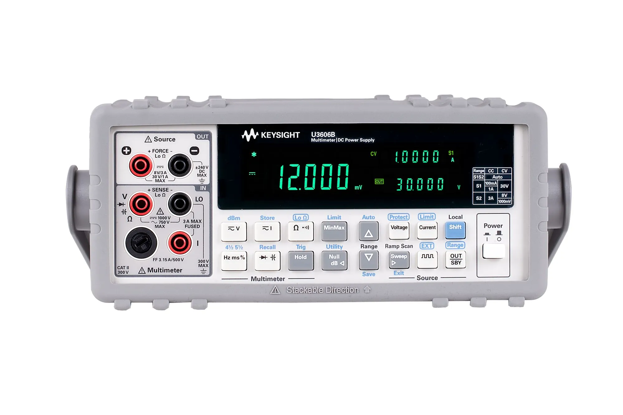 Keysight U3606B multimeter & DC strömförsörjning