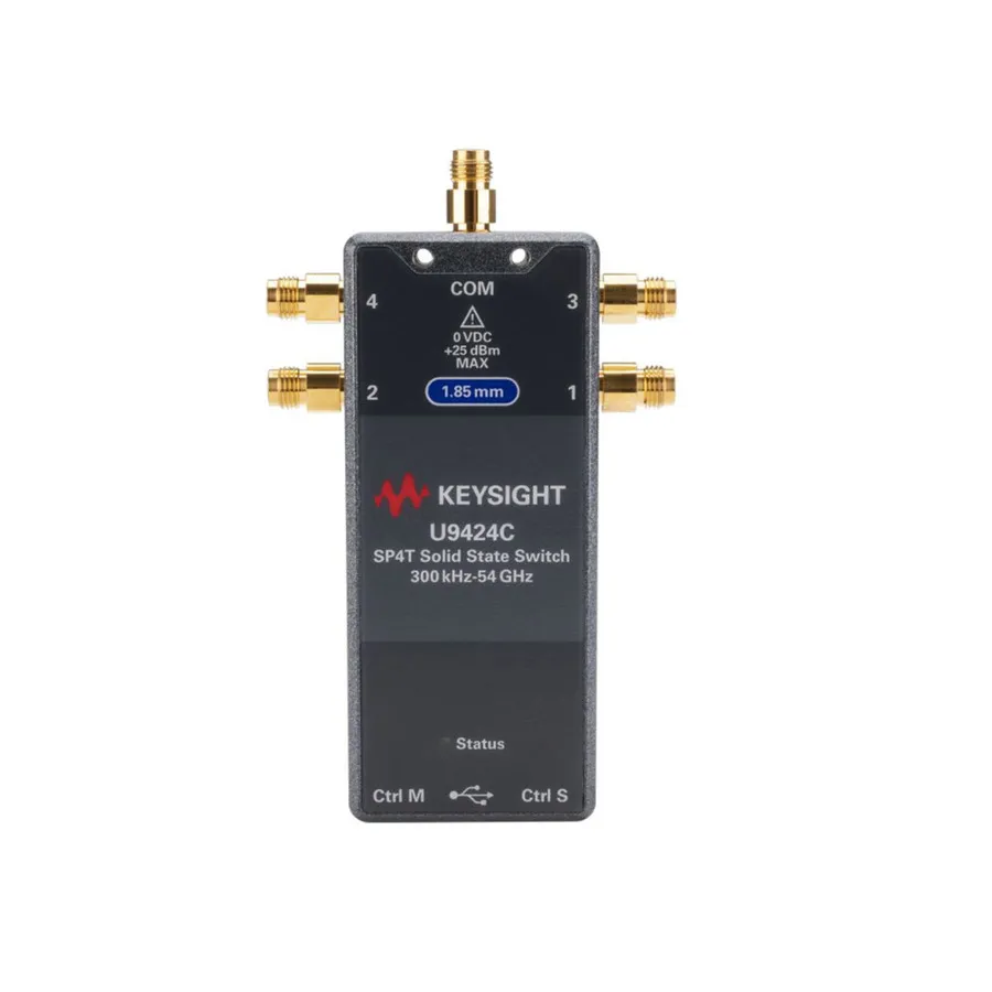 Keysight U9424C/001/101 Solid State FET-switch, SP4T, 300 kHz–54 GHz