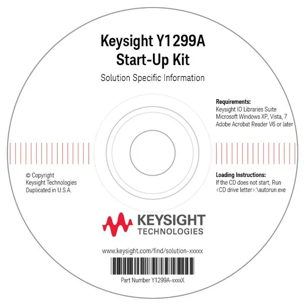 Keysight Y1299A startupkit