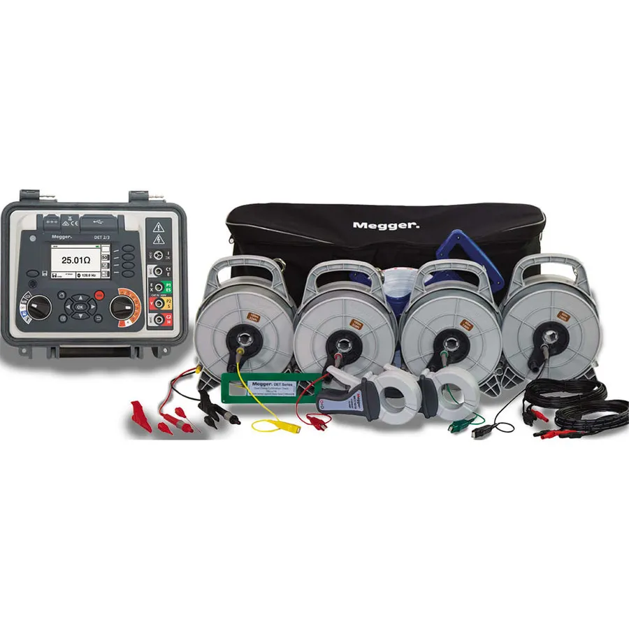 Megger DET2/3 KIT 330FT jordslutningsprövare