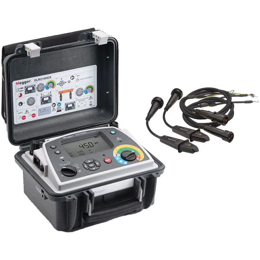 Megger DLRO-10HDX-DH4C lågohmsmikrometer