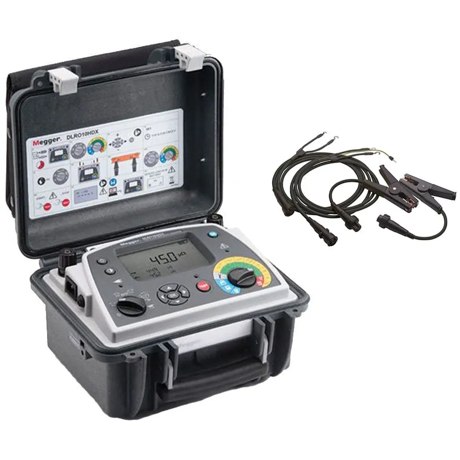 Megger DLRO10HDX KC1 mikro-ohmmeter
