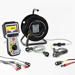 Megger DLRO2-KC100C-KIT ohmmeter för lågresistans med 100m Kelvin-klemmtest-rullset
