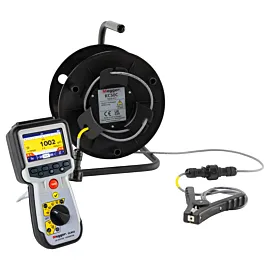Megger DLRO2-KC50C-KIT ohmmeter för lågresistans med 50m Kelvin-klemmtest-rullset