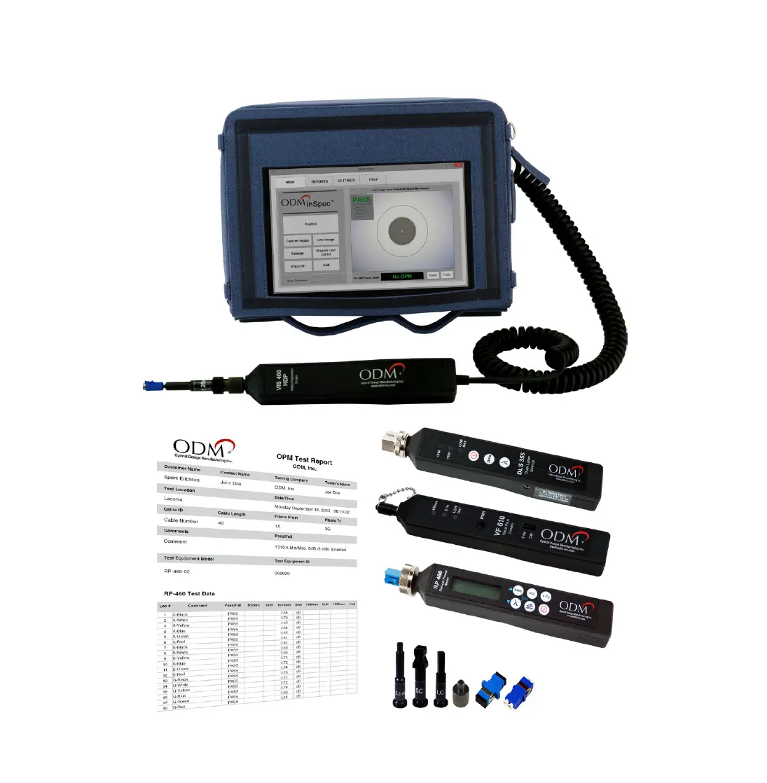 Optical Design TTK_650 Singlemode fiberoptisk testsystem
