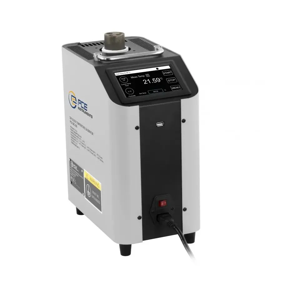PCE Instruments PCE-DBC 650 torr blocktemperaturkalibrering