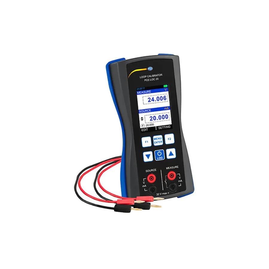 PCE Instruments PCE-LOC 20 Strömkalibrerator med dataloggare