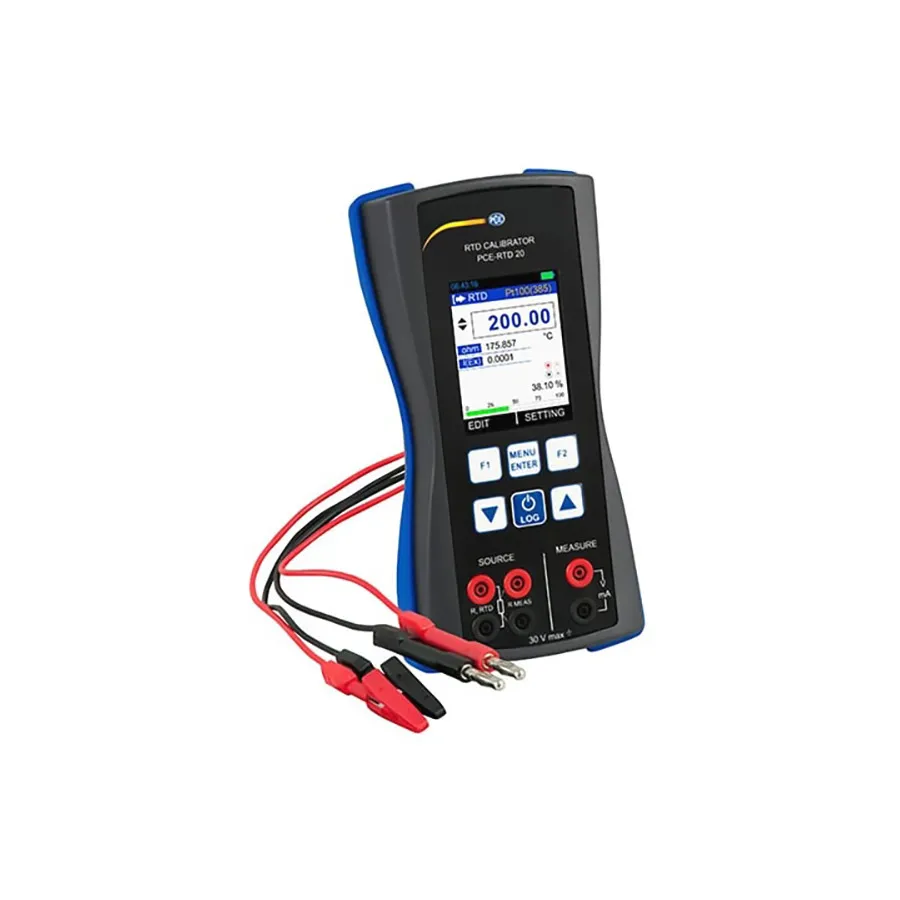 PCE Instruments PCE-RTD 20 RTD-kalibrering
