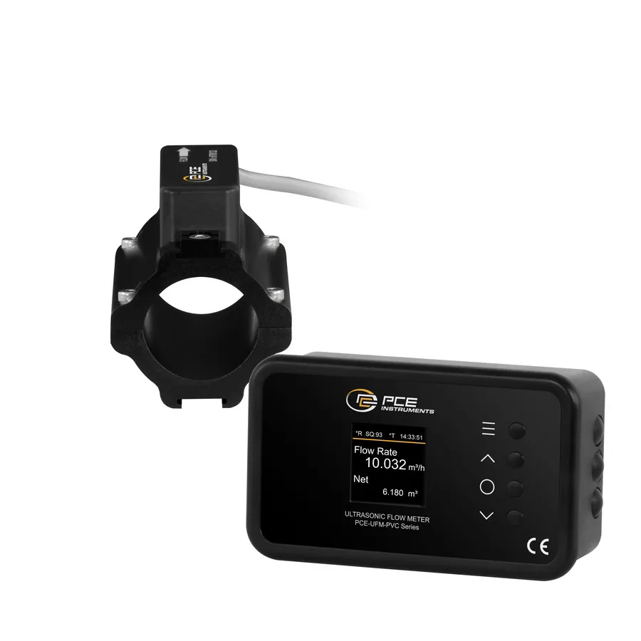 PCE Instruments PCE-UFM 32PVC klämklämmande ultraljuds flödesmätare