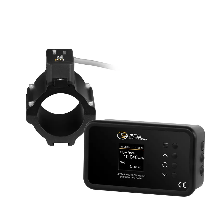 PCE Instruments PCE-UFM 40PVC klämklämmande ultraljuds flödesmätare