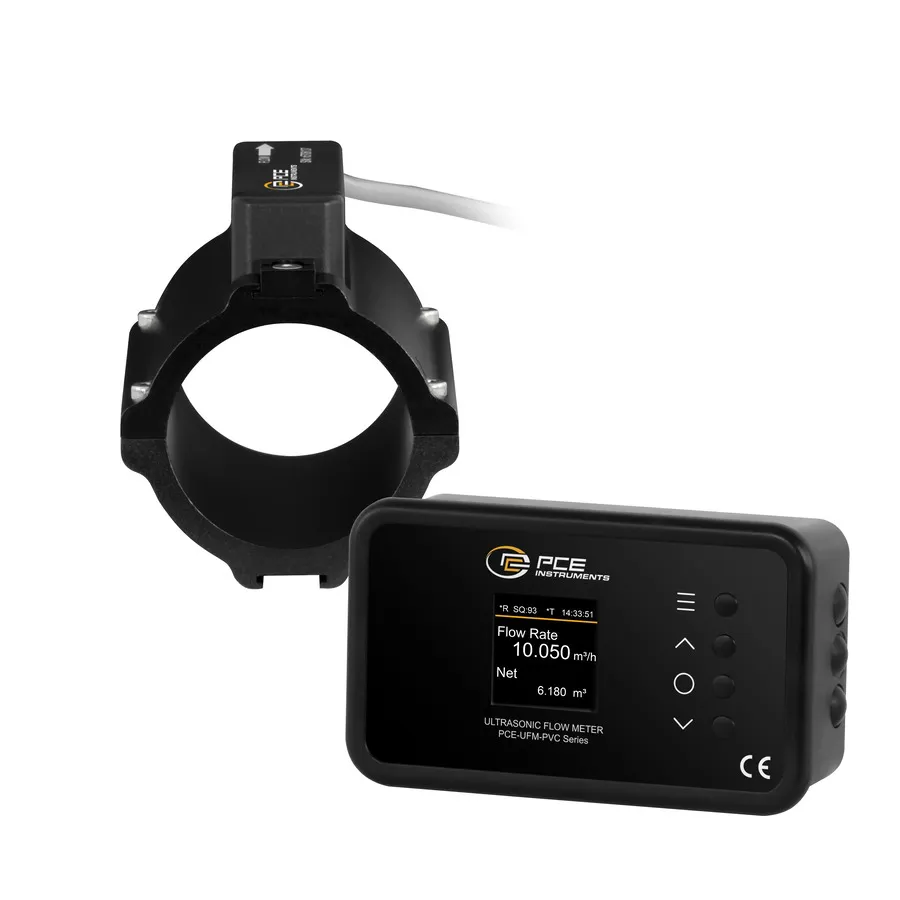 PCE Instruments PCE-UFM 50PVC klämklämmande ultraljuds flödesmätare