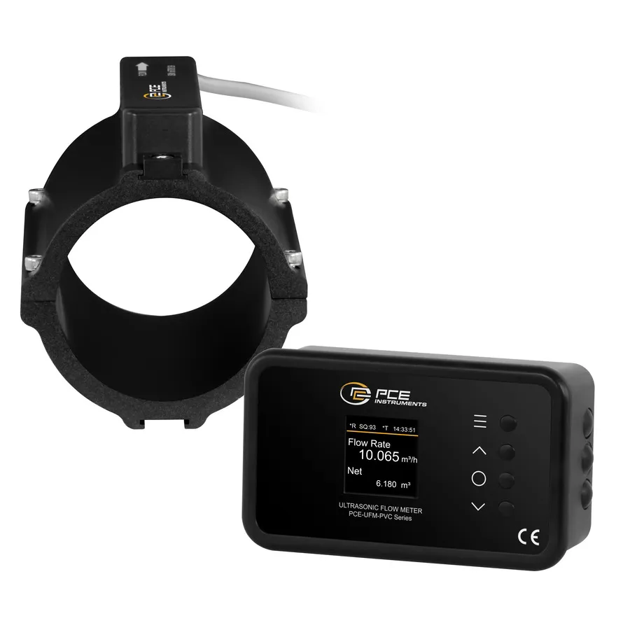 PCE Instruments PCE-UFM 65PVC klämklämmande ultraljuds flödesmätare