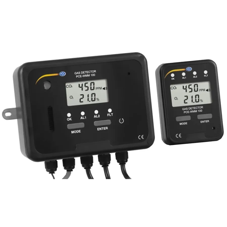 PCE Instruments PCE-WMM 100 CO2/O2 Fast Gasdetektor